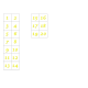 File Folder Match Numerals 1-20 (Yellow)